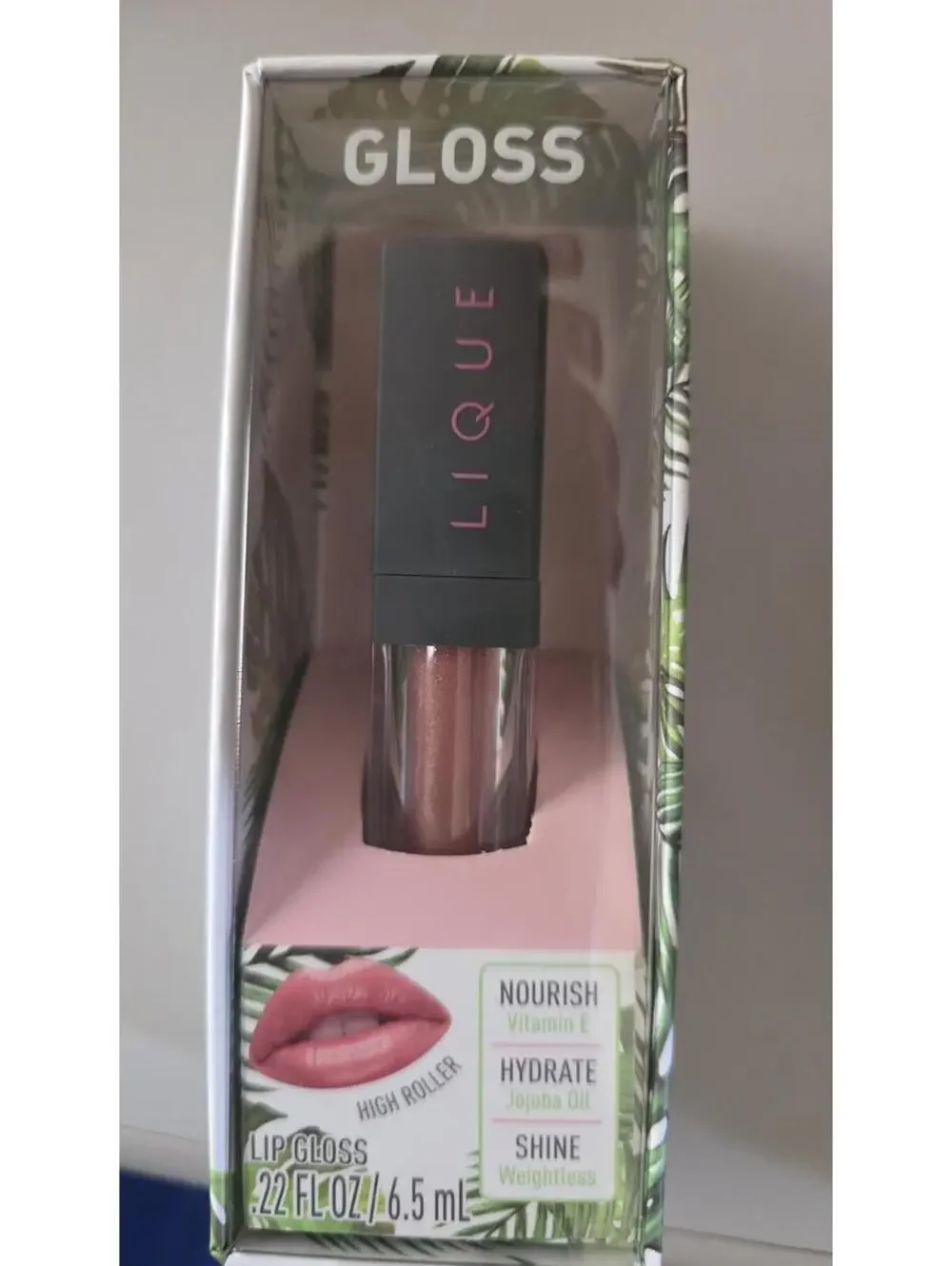 Lique Gloss Hydrating Lip Gloss - Shimmery Rose Brown